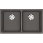 Franke MRG 620-35-35 Maris 花崗岩 檯面/檯底 雙星盆 (岩灰色) (114.0674.683)